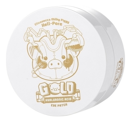 

Гидрогелевые патчи для кожи вокруг глаз с гиалуроновой кислотой Milky Piggy Hell Pore Gold Hyaluronic Acid Eye Patch 60шт