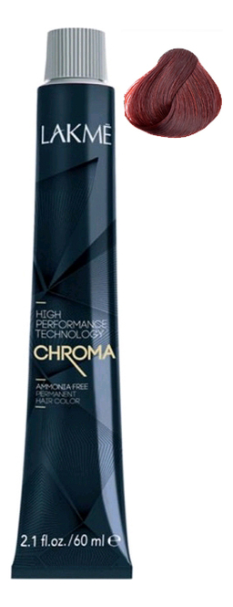 

Безаммиачная крем-краска для волос Chroma Ammonia Free Permanent Hair Color 60мл: 4-99 Средний шатен красный яркий, Безаммиачная крем-краска для волос Chroma Ammonia Free Permanent Hair Color 60мл