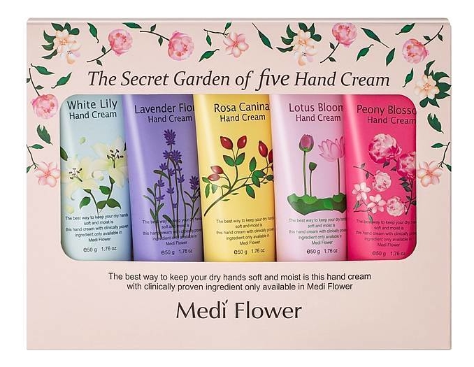 

Набор кремов для рук Цветочный сад The Secret Garden Of Five Hand Cream 5*50мл
