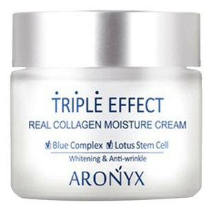 Крем для лица Тройной эффект с морским коллагеном Aronyx Triple Effect Real Collagen Moisture Cream 50мл