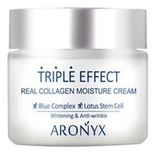 Medi Flower Крем для лица Тройной эффект с морским коллагеном Aronyx Triple Effect Real Collagen Moisture Cream 50мл