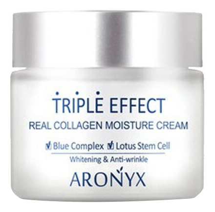 Крем для лица Тройной эффект с морским коллагеном Aronyx Triple Effect Real Collagen Moisture Cream 50мл крем для лица тройной эффект с морским коллагеном aronyx triple effect real collagen moisture cream 50мл