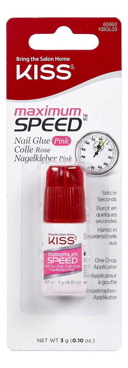 Клей для ногтей супер крепкий Maximum Speed Nail Glue Pink DGBGL03 3г от Randewoo