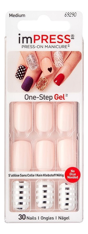 

Накладные ногти Нежность Impress Manicure Accent BIPAM033 30шт