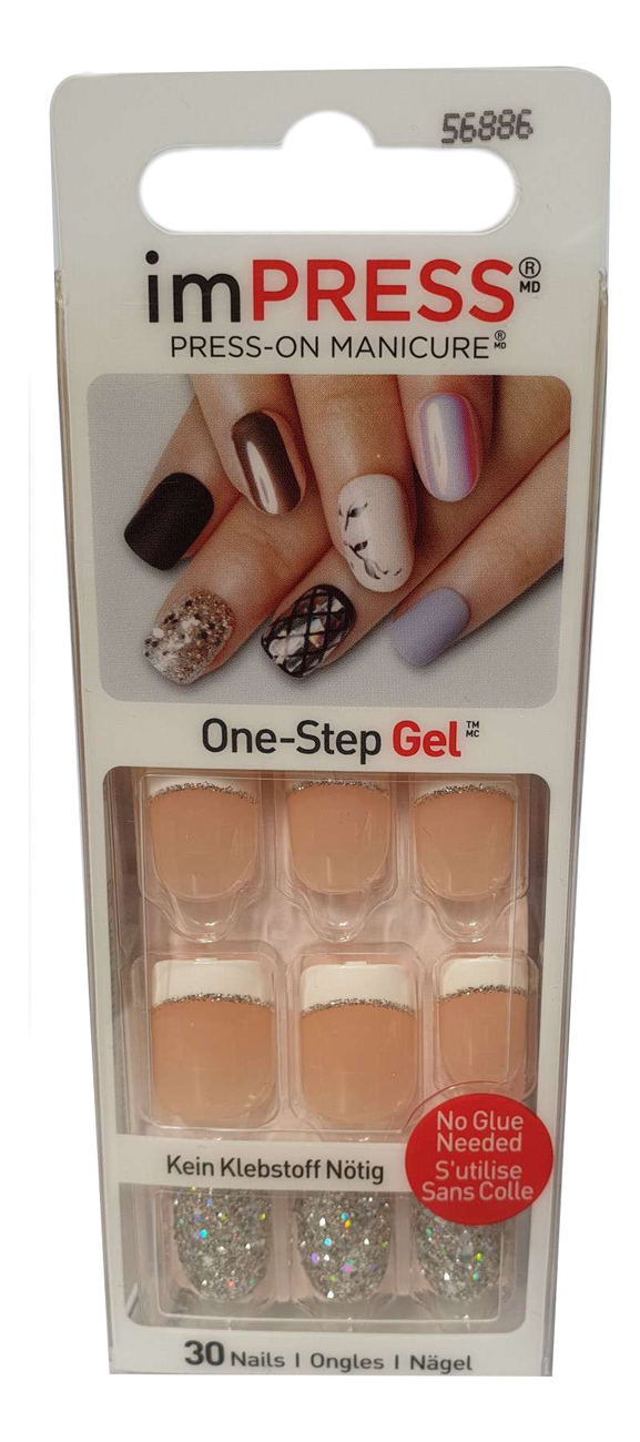 

Накладные ногти Париж Broadway Impress Press-On Manicure BIPD010 24шт (короткая длина)