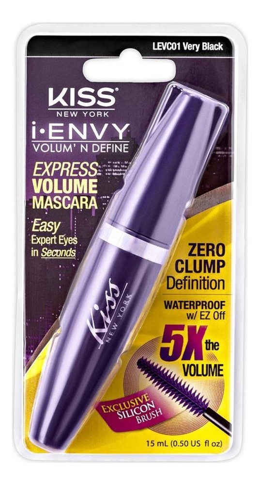 

Термотушь для ресниц Сумасшедшие ресницы I Envy Express Volume Mascara 15мл: Very Black LEVC01, Термотушь для ресниц Сумасшедшие ресницы I Envy Express Volume Mascara 15мл
