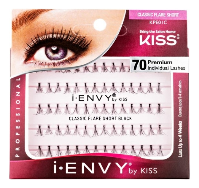 

Накладные пучки Классика I Envy Individual Lashes Classic Short Black 70шт: KPE01C Длина короткая, Накладные пучки Классика I Envy Individual Lashes Classic Short Black 70шт