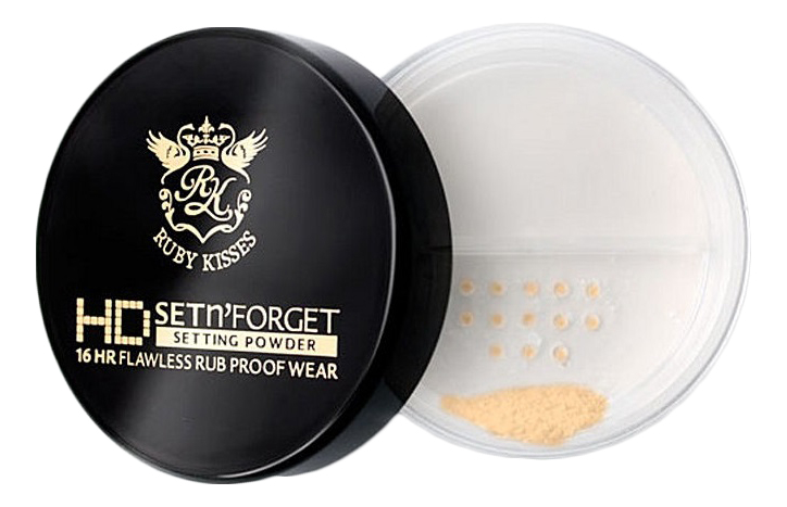 

Рассыпчатая пудра для лица HD Setn' Forget Setting Powder 12г: Banana RRSP02, Рассыпчатая пудра для лица HD Setn' Forget Setting Powder 12г