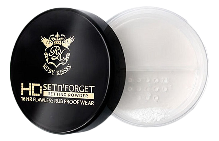 

Рассыпчатая пудра для лица HD Setn' Forget Setting Powder 12г: Invisible RRSP01, Рассыпчатая пудра для лица HD Setn' Forget Setting Powder 12г