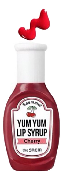 

Тинт для губ увлажняющий Saemmul Yum Yum Lip Syrup 10г: 02 Cherry, Тинт для губ увлажняющий Saemmul Yum Yum Lip Syrup 10г