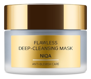 Маска для лица с углем и марокканской глиной Niqa Flawless Deep-Cleansing Mask 50мл