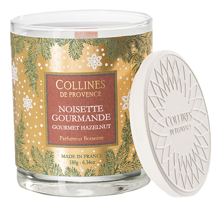 

Рождественская ароматическая свеча Gourmet Hazelnut (изысканный фундук): Свеча 180г, Рождественская ароматическая свеча Gourmet Hazelnut (изысканный фундук)