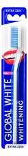 GLOBAL WHITE Зубная щетка отбеливающая Extra Whitening Toothbrush (в ассортименте)