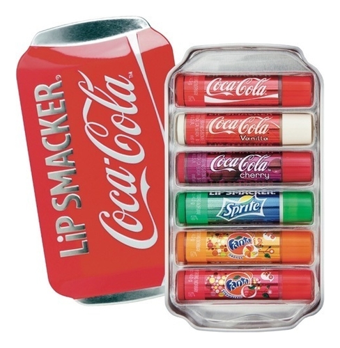 набор бальзамов для губ chocolate frapp cup tin box Набор бальзамов для губ Coca Cola Tin Box 6*4г