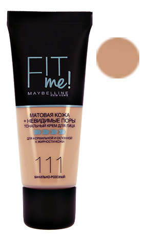 

Тональный крем Fit Me! 30мл: 111 Ванильно-розовый, Тональный крем Fit Me! 30мл