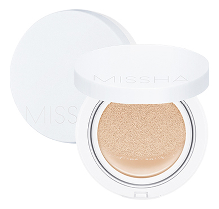 Тональный крем-кушон Magic Cushion Moist Up SPF50+ PA+++ 15г: No 21 стойкий тональный крем с uv защитой spf 15 для всех типов кожи порцелан perfect radiance make up 8700 01 30 мл 30 мл