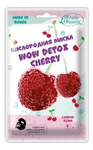 

Кислородная маска для лица Wow Detox Cherry 25г