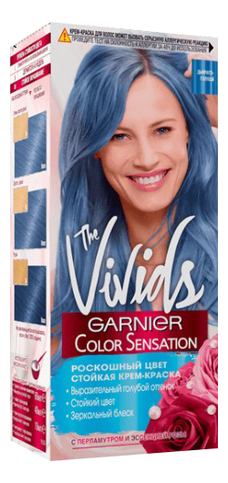 

Крем-краска для волос Color Sensation Vivids 100мл: Дымчато-голубой, Крем-краска для волос Color Sensation Vivids 100мл