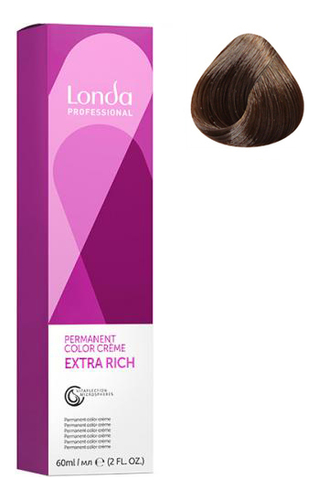 

Стойкая крем-краска для волос Permanent Color Creme Extra Rich 60мл: 7/75 Блонд коричнево-красный, Стойкая крем-краска для волос Permanent Color Creme Extra Rich 60мл