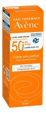 Avene Солнцезащитный крем для лица без отдушек Tres Haute Protection Creme SPF50+ 50мл