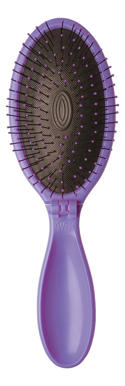 щетка wet brush mini для спутанных волос раскладная фиолетовая Щетка для спутанных волос Mini Pop Fold Purple (раскладная)