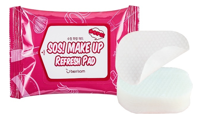 

Пэды для снятия макияжа SOS! Make Up Refresh Pad 55г