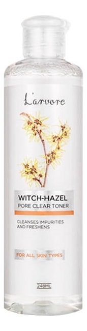 Тонер с экстрактом гамамелиса для сужения пор Witch-Hazel Pore Clear Toner 248мл