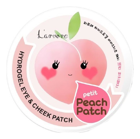 

Гидрогелевые патчи для кожи вокруг глаз с экстрактом персика Hydrogel Eye & Cheek Petit Peach Patch 60шт
