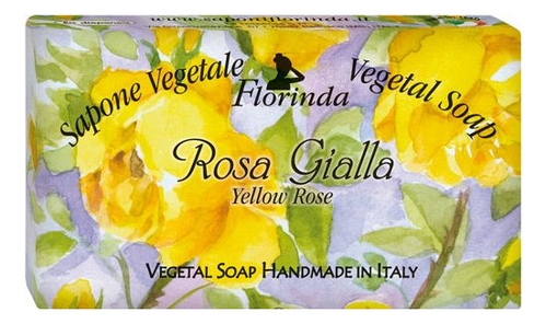 

Натуральное мыло Note Fiorite Rosa Gialla 100г