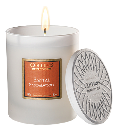 

Ароматическая свеча Sandalwood 180г (сандаловое дерево)