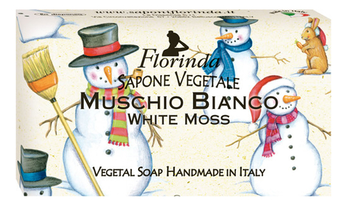 

Натуральное мыло Merry Christmas Muschio Bianco 100г