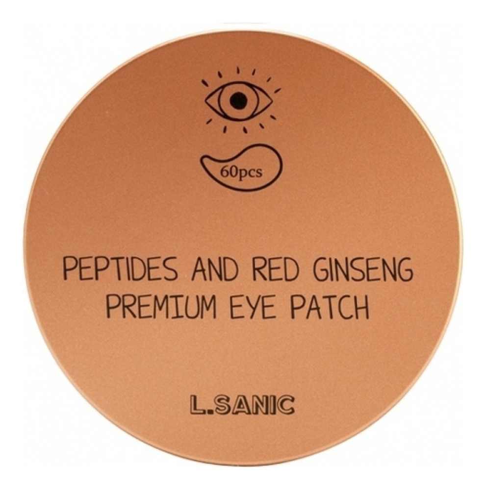 Патчи для глаз с пептидами и экстрактом красного женьшеня Peptides Аnd Red Ginseng Premium Eye Patch 60шт патчи для глаз с пептидами и экстрактом красного женьшеня peptides аnd red ginseng premium eye patch 60шт