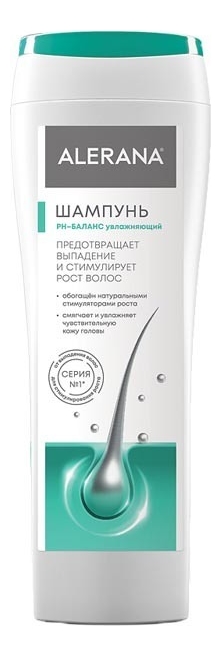 Шампунь для волос pH-баланс увлажняющий 250мл шампунь увлажняющий ph баланс alerana алерана 250мл