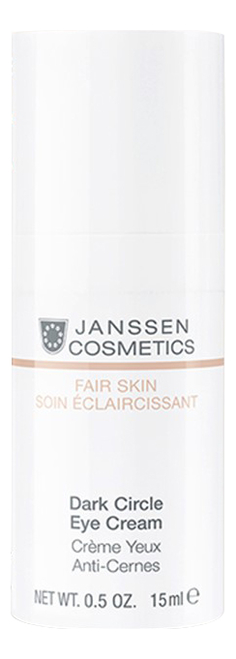 Купить Универсальный увлажняющий крем для области вокруг глаз от темных кругов, отеков и морщин Fair Skin Dark Circle Eye Cream 15мл, Janssen Cosmetics