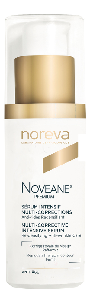 noreva сыворотка noveane premium intensive multi corrective serum мультикорректирующая интенсивная для лица 30 мл Мультифункциональная антивозрастная сыворотка для лица Noveane Premium Intensive Multi-Corrective Serum 30мл