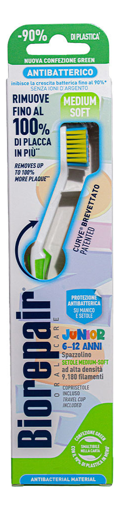 

Зубная щетка детская 6-12 лет Junior Toothbrush Medio-Soft