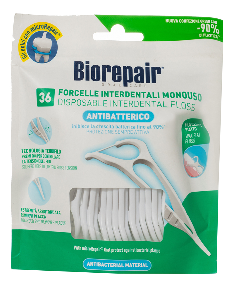 

Зубная нить с держателем Forcelle Interdentali 36шт