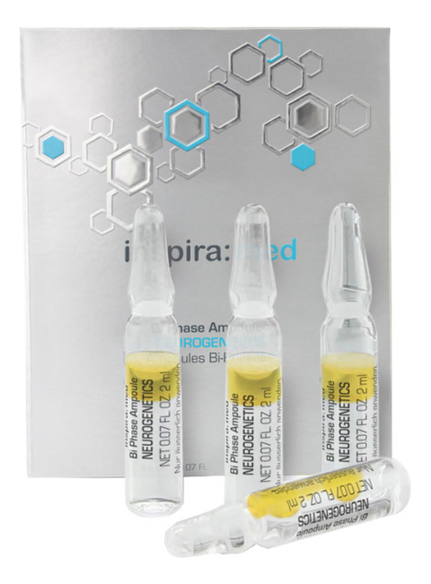 

Двухфазная сыворотка для экспресс-восстановления кожи Inspira: Bi-Phase Ampoules Neurogenetics: Сыворотка 14*2мл, Двухфазная сыворотка для экспресс-восстановления кожи Inspira: Bi-Phase Ampoules Neurogenetics