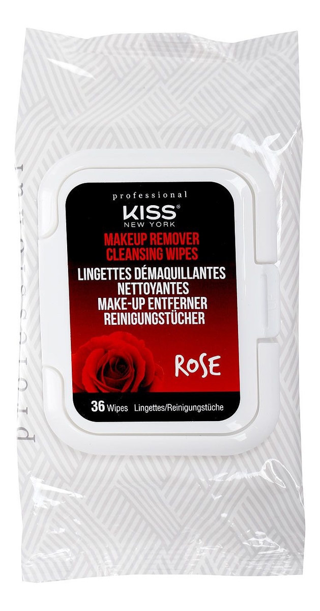 

Салфетки для снятия макияжа с розовой водой Makeup Remover Cleansing Towelettes Rose 36шт