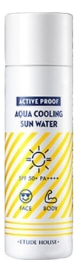 

Охлаждающая солнцезащитная вода Active Proof Aqua Cooling Sun Water SPF50+ PA++++ 50мл