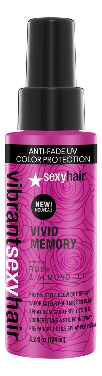 

Спрей для сушки феном Vibrant Vivid Memory Spray 124мл: Спрей 124мл, Спрей для сушки волос феном Vibrant Vivid Memory Spray