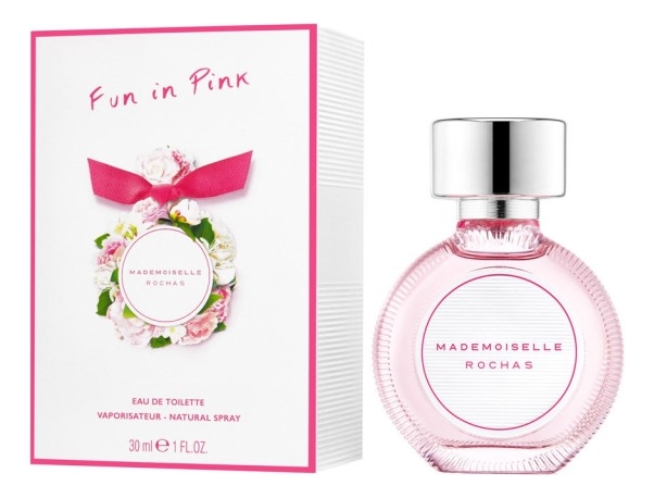 

Mademoiselle Rochas Fun In Pink: туалетная вода 30мл, Mademoiselle Rochas Fun In Pink