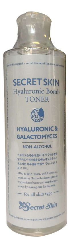 Купить Увлажняющий тонер с гиалуроновой кислотой Hyaluronic Bomb Toner 250мл, Secret Skin