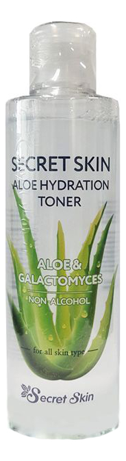 Увлажняющий тонер с экстрактом алоэ вера Aloe Hydration Toner 250мл, Secret Skin  - Купить
