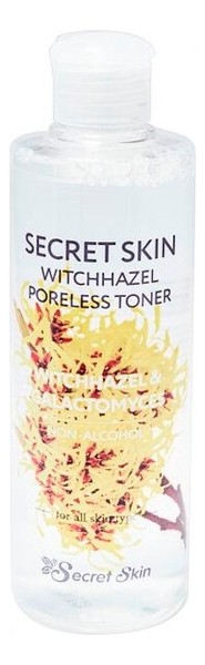 Тонизирующий тонер с экстрактом гамамелиса Witchhazel Poreless Toner 250мл