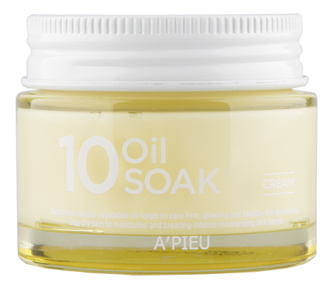 

Крем для лица на растительных маслах 10 Oil Soak Cream 50г