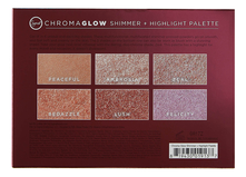 SIGMA Палетка хайлайтеров Chroma Glow Shimmer & Hughlight Palette