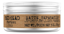 TIGI Матовый воск для волос Bed Head For Men Matte Separation Workable Wax 85г