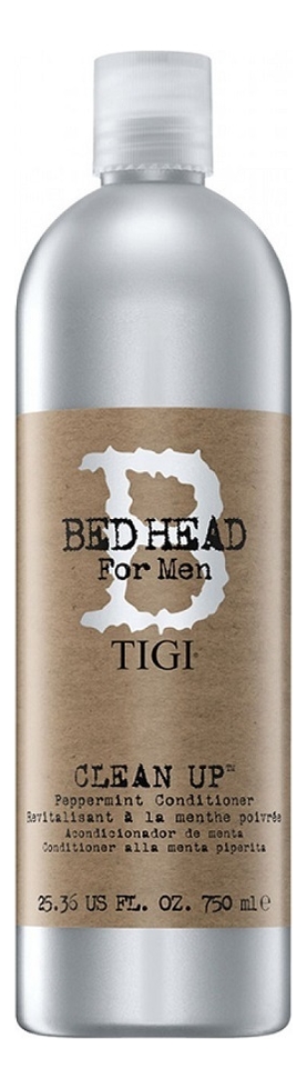Кондиционер для волос с ментолом Bed Head For Men Clean Up Peppermint Conditioner: Кондиционер 750мл