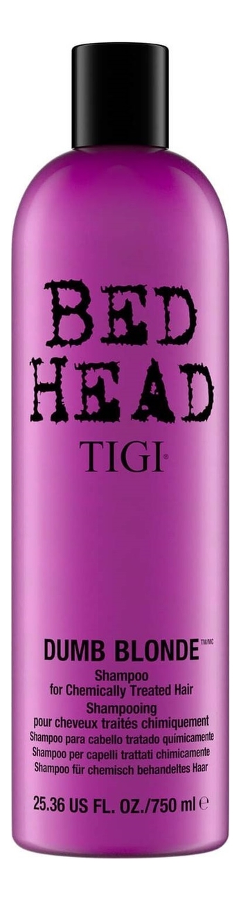 Шампунь для светлых волос Bed Head Dumb Blonde Shampoo For Chemically Treated Hair: Шампунь 750мл